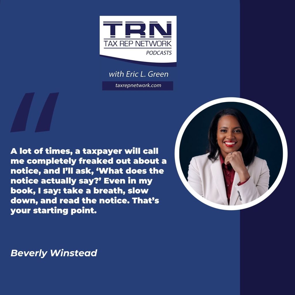 Tax Rep Network - Eric Green | Beverly Windstead | Tax Debt