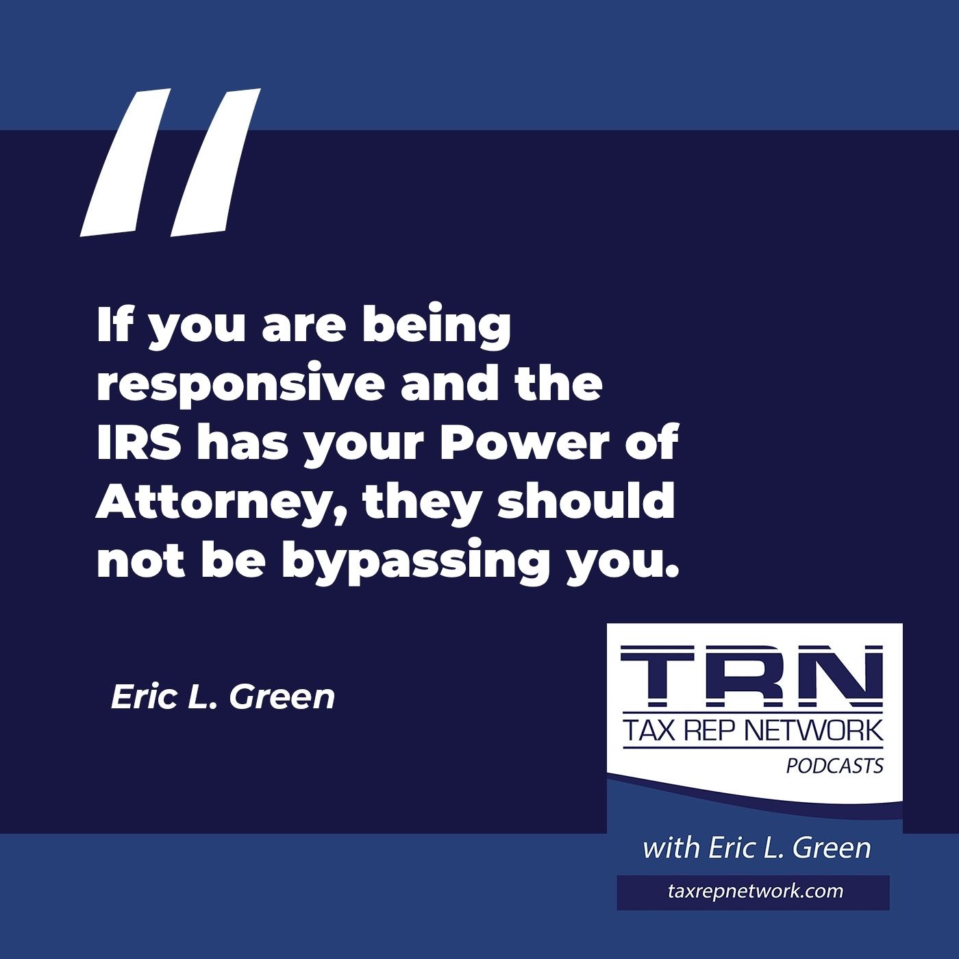 Tax Rep Network - Eric Green | POA